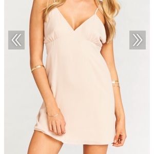Show Me Your Mumu Elle Slip Dusty Blush dress